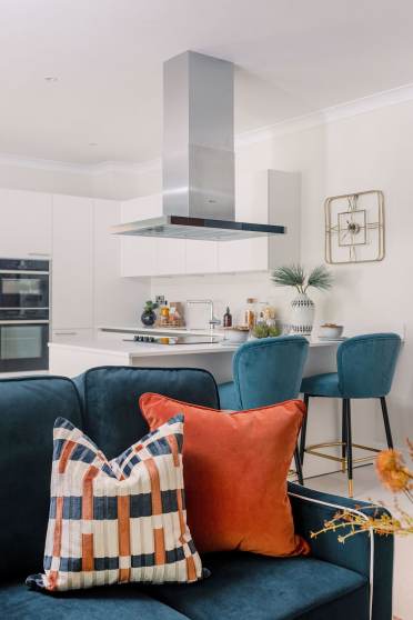 Open-plan lounge and dining area