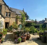 Private enclosed garden