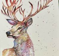 Christmas card competition entry - Michele D Audley Cooper's Hill