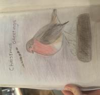 Christmas card competition entry - Miriam B Audley Fairmile