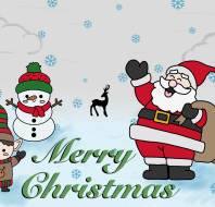 Christmas card competition entry - Sam W Audley St Elphin's Park