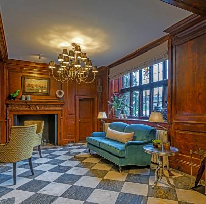 Luxury interior of a manor house