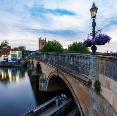 The beautiful Henley-On-Thames, close to Shiplake Meadows