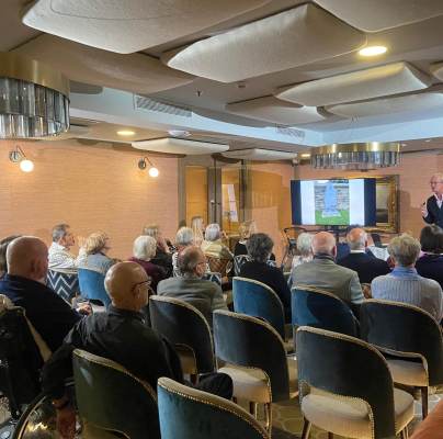 Author guest speaker event at Nightingale Place