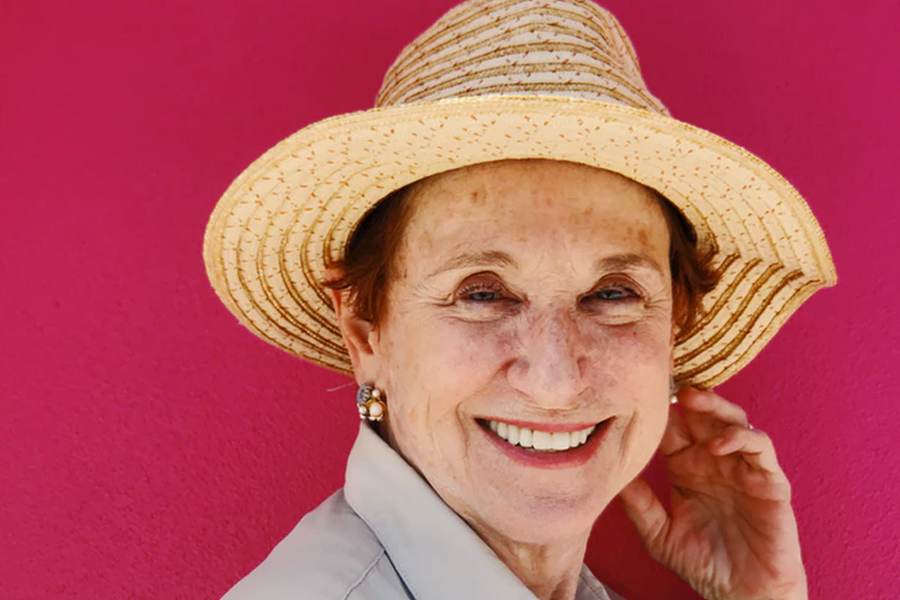 Audley Stories - Face Beauty RETIREMENT AGE SMILING OLD LADY