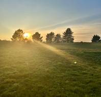 Golden hour at Audley Stanbridge Earls