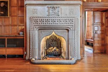 Flete House fireplace